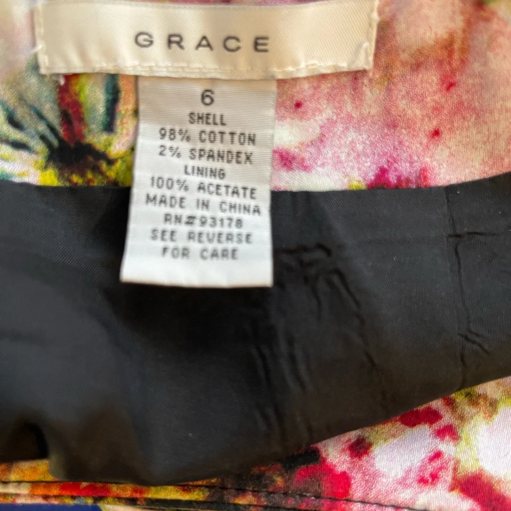 Grace Floral Miniskirt Size 6